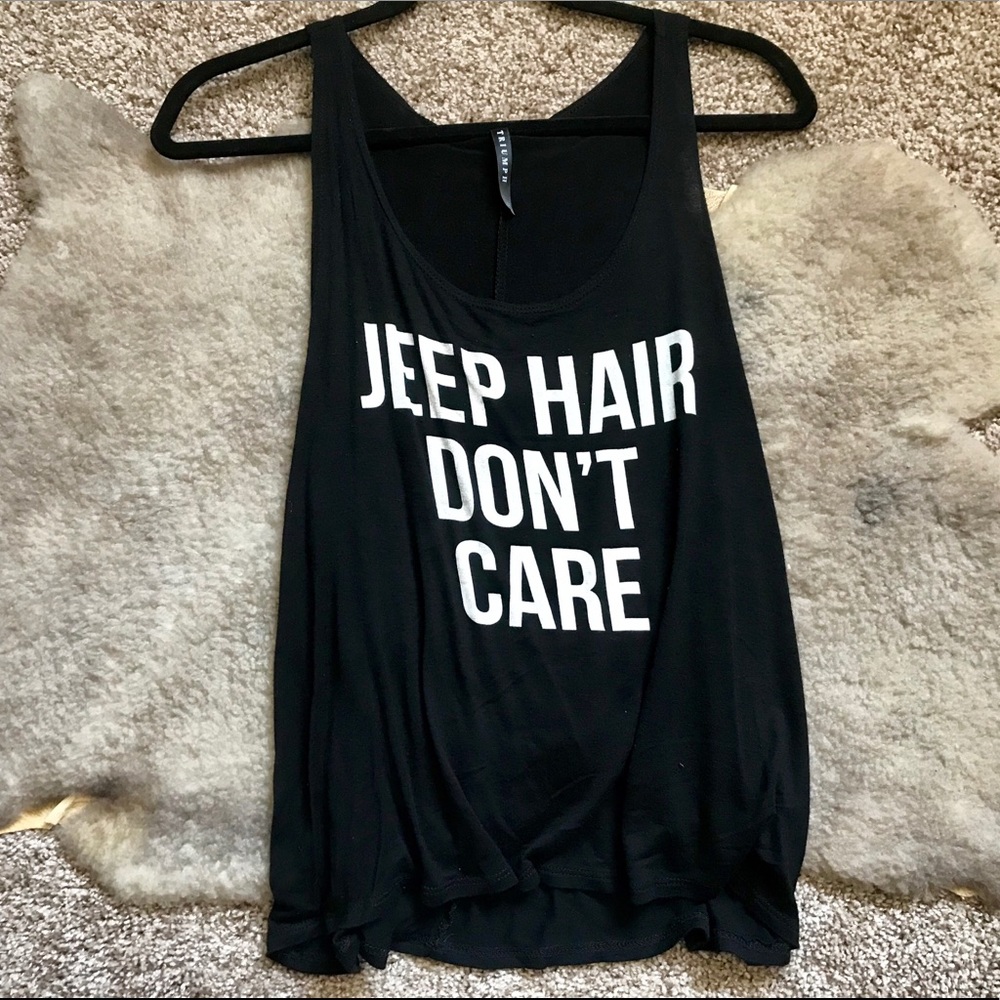 Jeep Hair Don’t Carr Tank Top